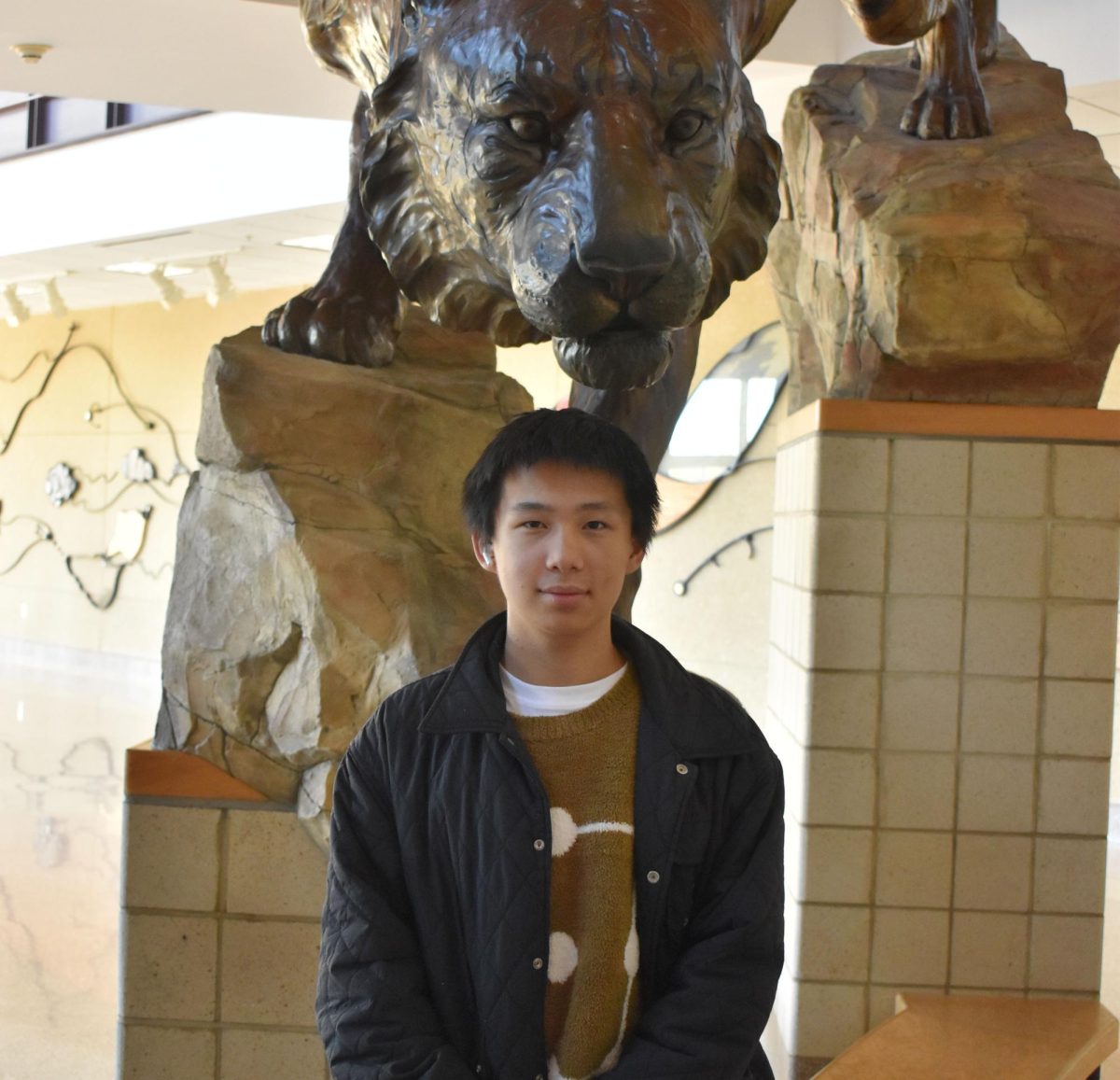 Sophomore Jack Zhang is the first foreign exchange student at Albert Lea High School in five years. 